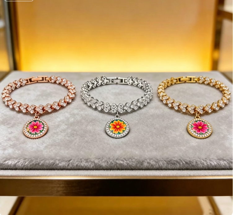 Sublimation Diamond Bracelet Bangle