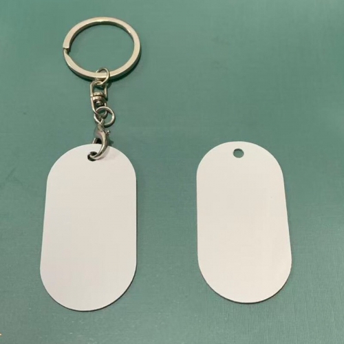 Sublimation Dog Tag Keyring