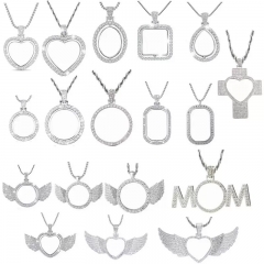Sublimation Angel Wing Necklace Jewelry