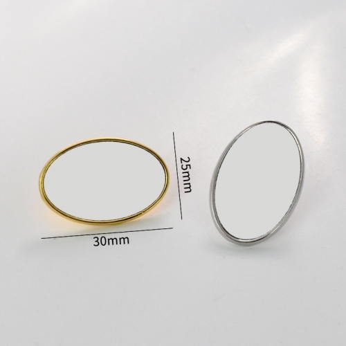 Gold Silver Sublimation Badges