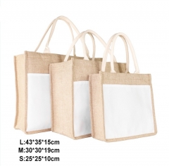 Linen Sublimation Shopping Bags