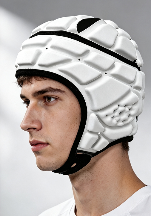 Rugby Soft Helmet Soccer Headgear Scrum Cap