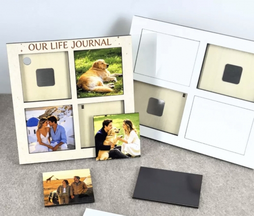 Sublimation MDF Frame with Fridge Magnet