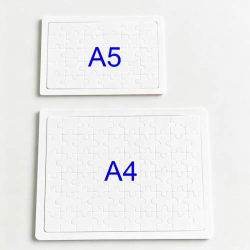 A4 A5 Sublimation MDF Puzzle with frame
