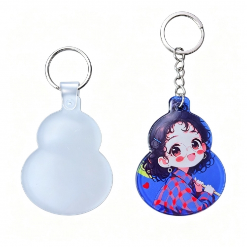 Sublimation Acrylic Gourd Keychain