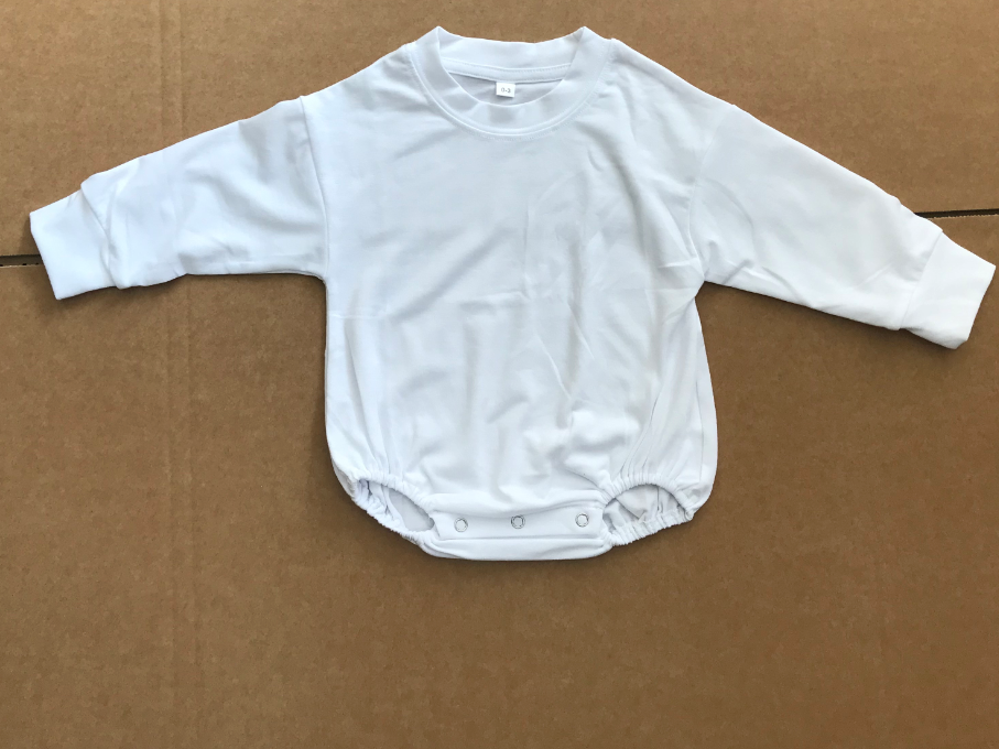 Long Sleeves Baby Toddlers Sublimation Tshirt Bubbles